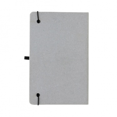 Logo trade promotional product photo of: Recycled leather hardcover notebook A5