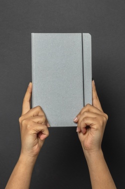 Logo trade advertising products picture of: Recycled leather hardcover notebook A5