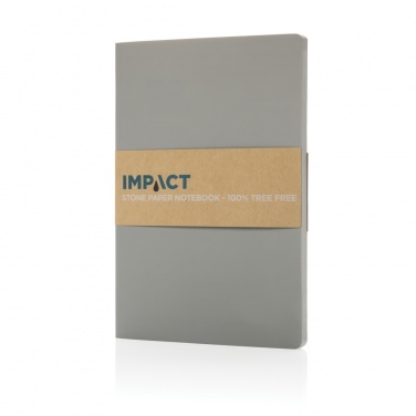 Logo trade advertising products picture of: Impact softcover stone paper notebook A5