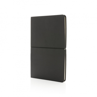 Logo trade corporate gifts picture of: Modern deluxe softcover A5 notebook