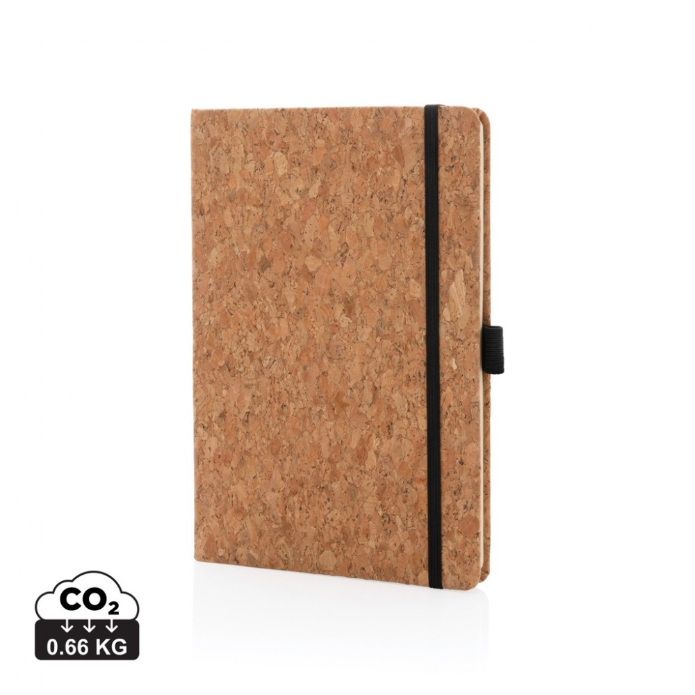 Logotrade promotional product image of: Cork hardcover notebook A5