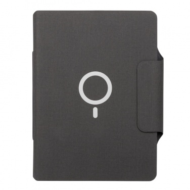 Logo trade promotional gifts picture of: Artic Magnetic 10W wireless charging A4 portfolio