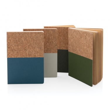 Logotrade promotional gift picture of: A5 cork & kraft notebook