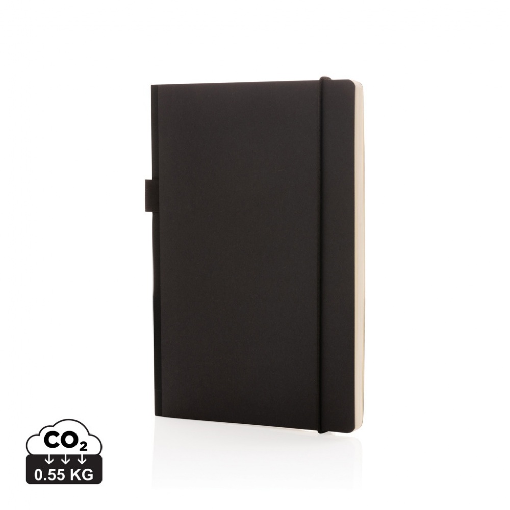 Logo trade promotional items image of: A5 deluxe kraft hardcover notebook