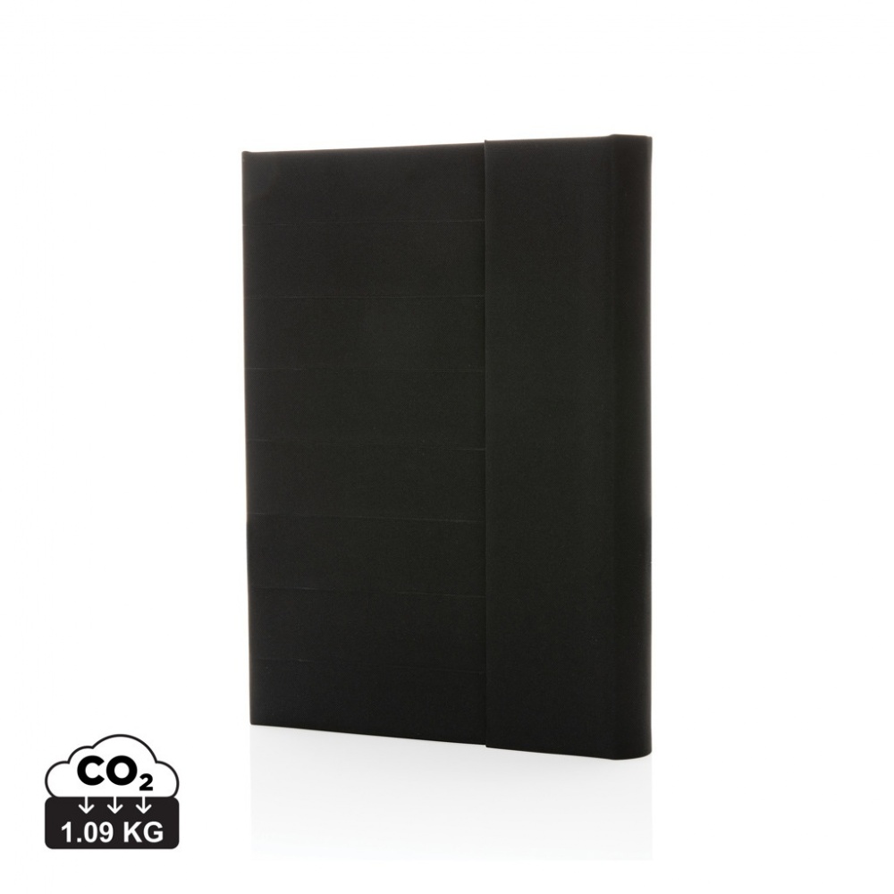Logo trade promotional gifts picture of: Impact Aware™ A5 notebook with magnetic closure