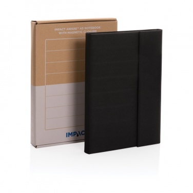 Logo trade advertising products image of: Impact Aware™ A5 notebook with magnetic closure