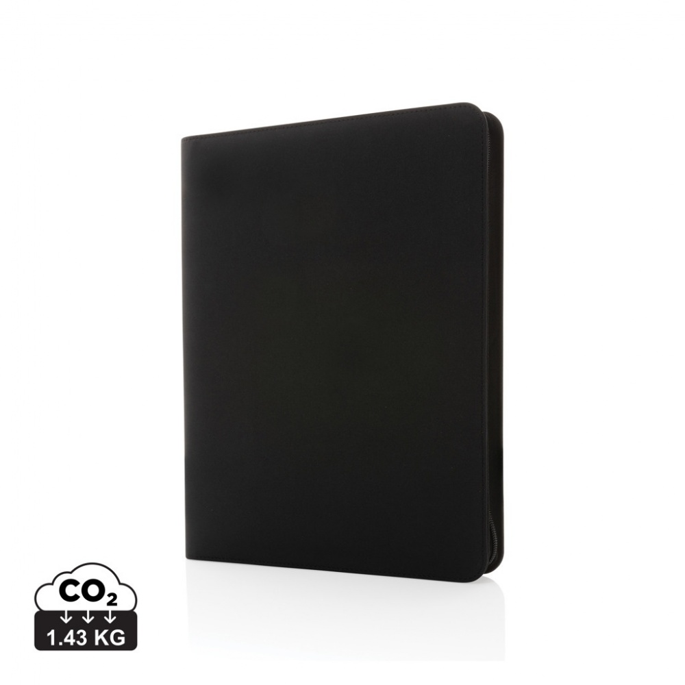 Logo trade promotional item photo of: Impact Aware™ deluxe 300D tech portfolio with zipper