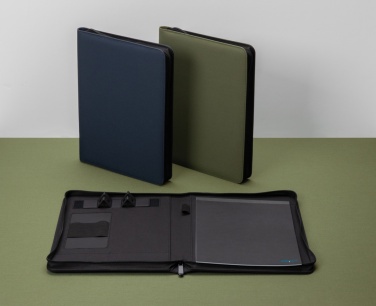 Logotrade business gifts photo of: Impact Aware™ deluxe 300D tech portfolio with zipper