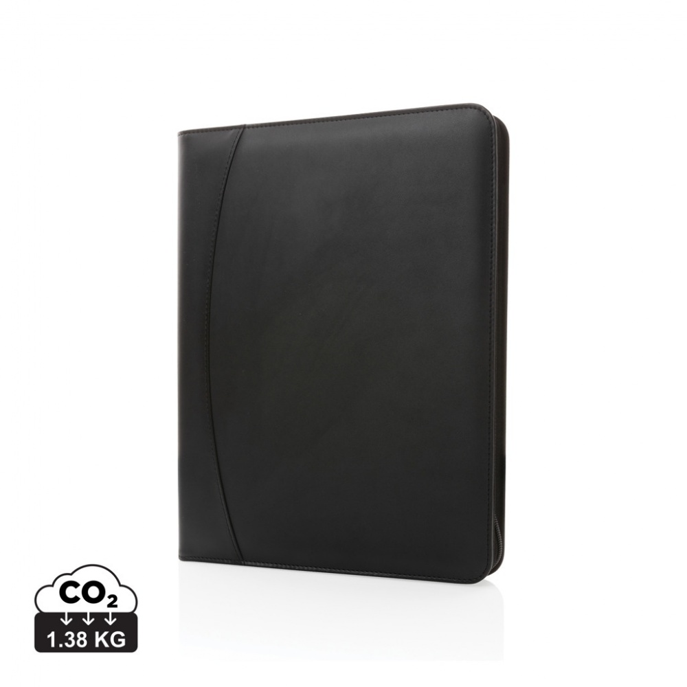 Logo trade advertising products image of: RCS rPU deluxe tech portfolio with zipper
