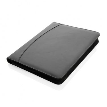Logo trade promotional items image of: RCS rPU deluxe tech portfolio with zipper