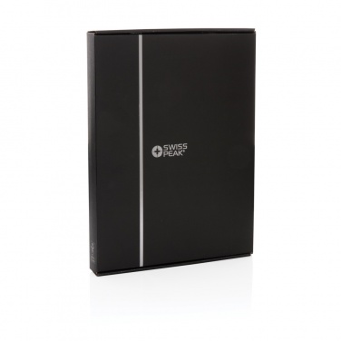 Logotrade advertising products photo of: Swiss Peak Heritage RCS rPU A4 portfolio with zipper