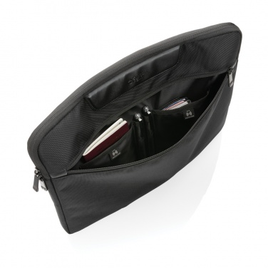 Logo trade promotional products picture of: Swiss Peak AWARE™ RPET Voyager 15.6" laptop sleeve