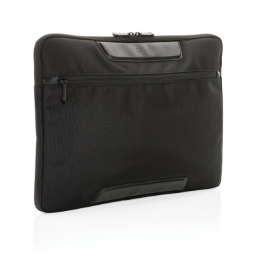 Logotrade promotional item image of: Swiss Peak AWARE™ RPET Voyager 15.6" laptop sleeve