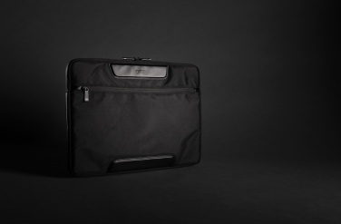 Logotrade promotional item picture of: Swiss Peak AWARE™ RPET Voyager 15.6" laptop sleeve