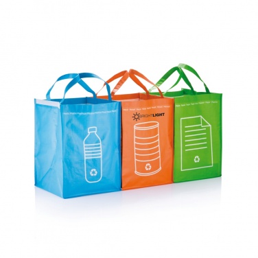 Logo trade advertising products picture of: 3pcs recycle waste bags