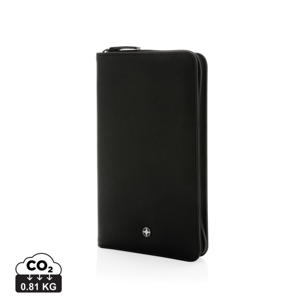 Logotrade promotional item image of: Swiss Peak Heritage RCS rPU RFID travel wallet
