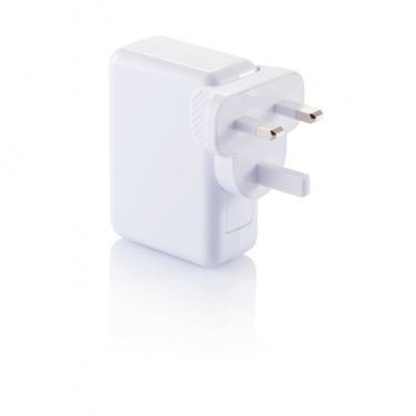 Logotrade promotional product picture of: Travel plug with 4 USB ports