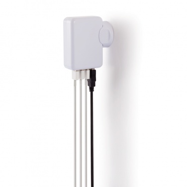 Logotrade promotional item image of: Travel plug with 4 USB ports