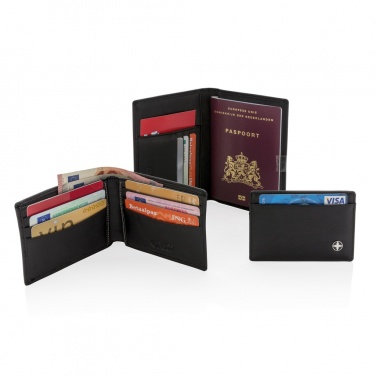 Logo trade promotional items image of: RFID anti-skimming passport holder