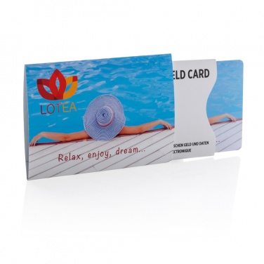 Logo trade promotional products picture of: Anti-skimming RFID shield card with active jamming chip