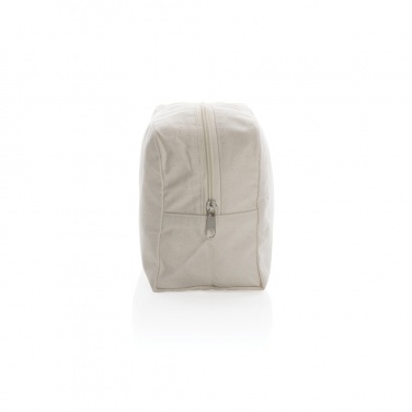 Logo trade promotional giveaways image of: Impact Aware™ 285 gsm rcanvas toiletry bag undyed