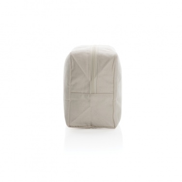 Logo trade promotional merchandise photo of: Impact Aware™ 285 gsm rcanvas toiletry bag undyed