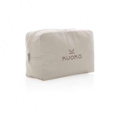 Logotrade corporate gifts photo of: Impact Aware™ 285 gsm rcanvas toiletry bag undyed
