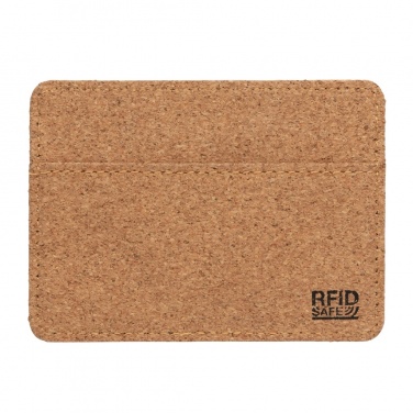 Logotrade promotional gift picture of: Cork secure RFID slim wallet
