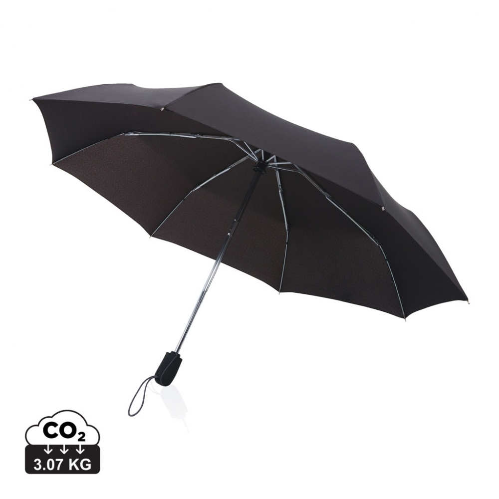 Logo trade promotional item photo of: Swiss Peak AWARE™ Traveller 21” automatic umbrella