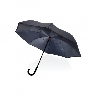 Logotrade promotional merchandise picture of: 23" Impact AWARE™ RPET 190T reversible umbrella
