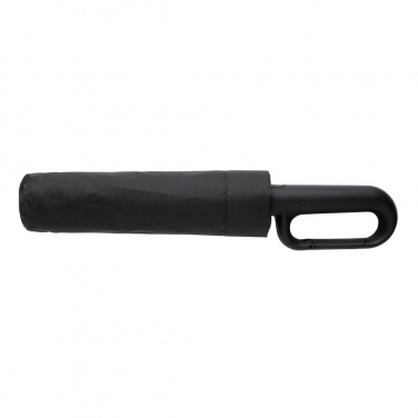 Logotrade promotional giveaways photo of: Yara 21" AWARE™ RPET solid colour umbrella with carabiner