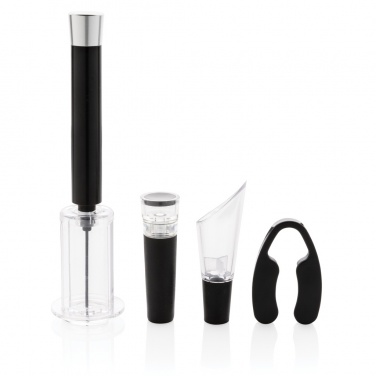 Logo trade promotional giveaways image of: Vino Connoisseur 4pc set