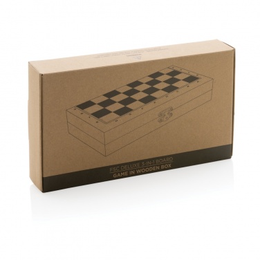 Logo trade promotional gift photo of: Deluxe 3-in-1 boardgame in box