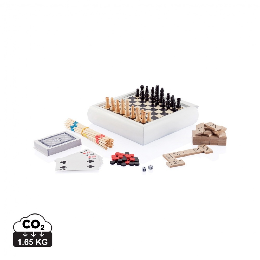Logo trade corporate gifts image of: 5 in 1 game set