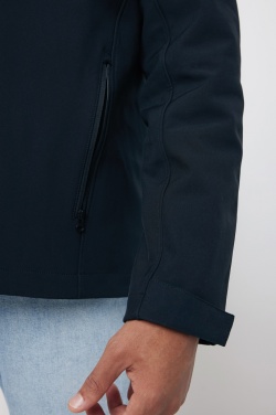 Logo trade promotional merchandise photo of: Iqoniq Makalu men recycled polyester soft shell jacket