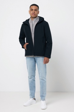 Logo trade promotional giveaway photo of: Iqoniq Makalu men recycled polyester soft shell jacket