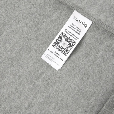 Logotrade advertising product image of: Iqoniq Torres recycled cotton hoodie undyed