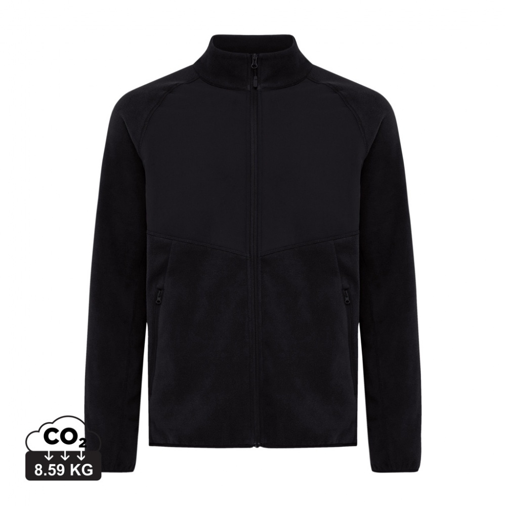 Logo trade promotional item photo of: Iqoniq Talung recycled polyester microfleece zip through