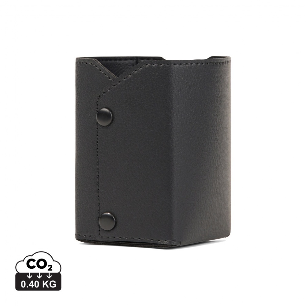 Logo trade promotional items picture of: VINGA Timo PU RCS RPET pen holder