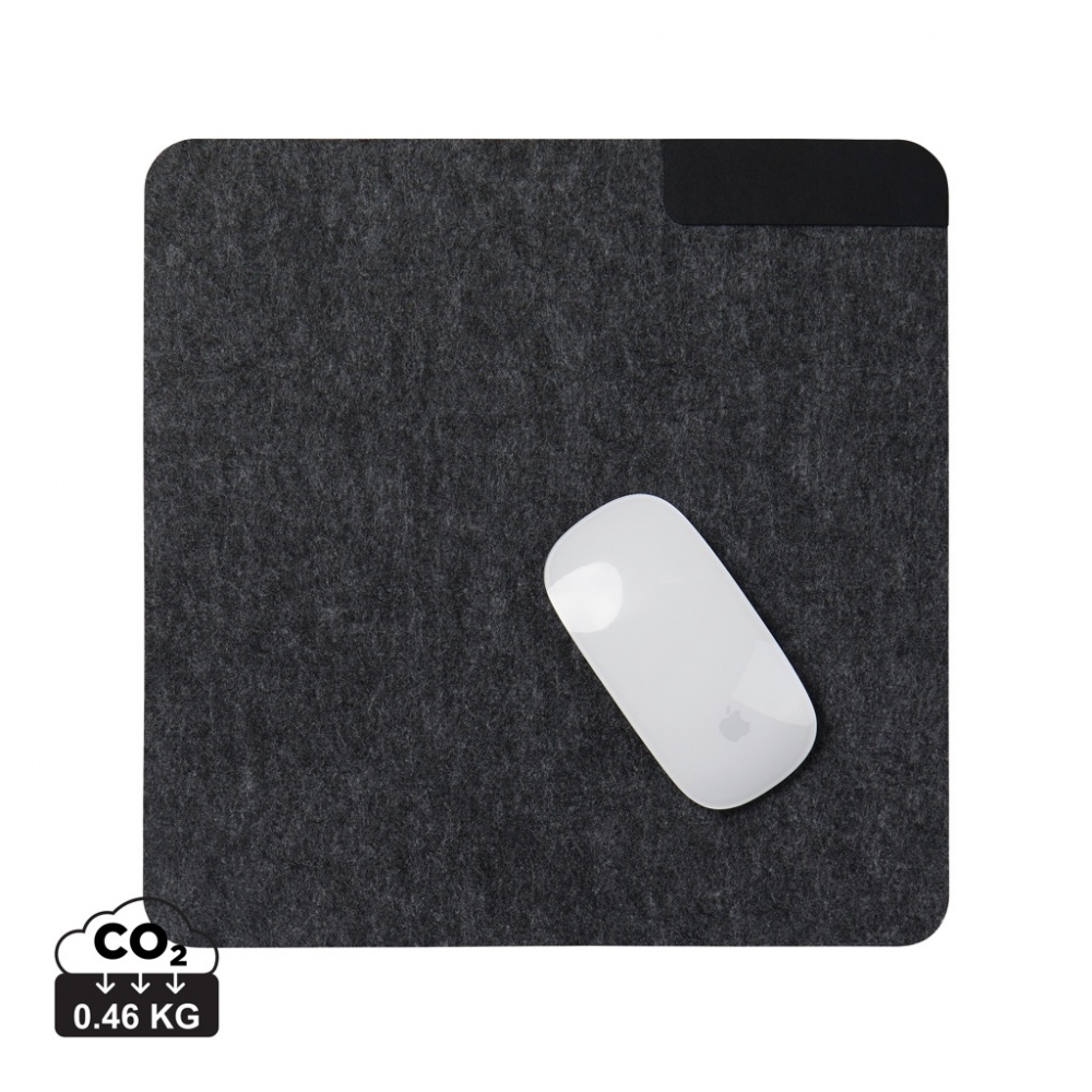 Logo trade corporate gifts picture of: VINGA Albon GRS recycled felt mouse pad