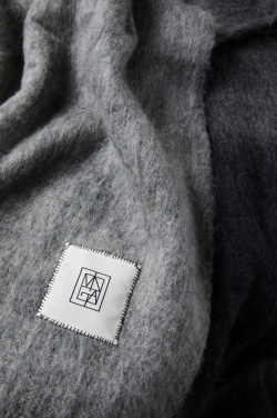 Logo trade promotional item photo of: Vinga Saletto wool blend blanket