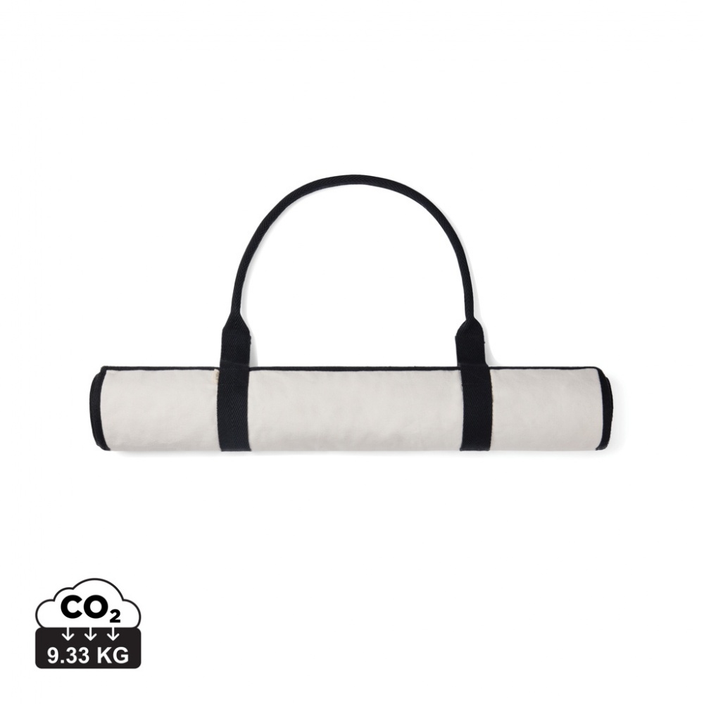 Logo trade advertising products image of: VINGA Volonne AWARE™ recycled canvas beach mat