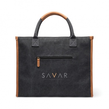 Logo trade business gift photo of: VINGA Bosler RCS recycled canvas office tote