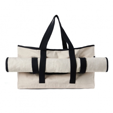 Logotrade advertising product picture of: VINGA Volonne AWARE™ recycled canvas beach bag
