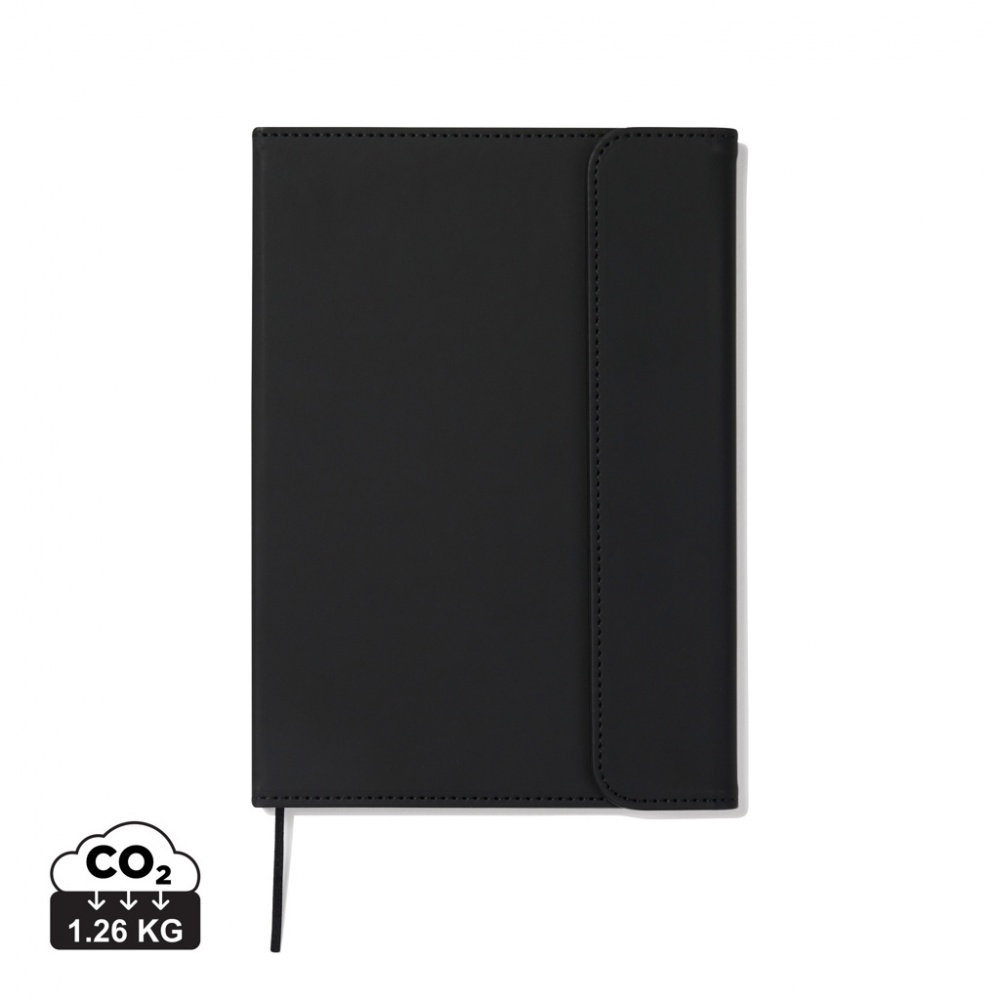 Logo trade advertising products picture of: VINGA Baltimore GRS certified paper & PU notebook