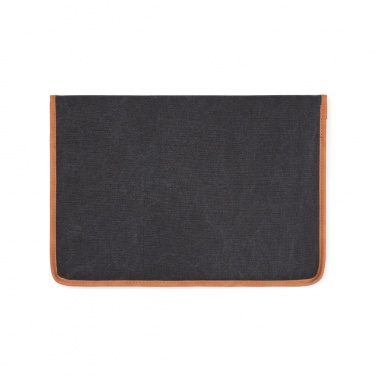 Logo trade advertising products image of: VINGA Bosler GRS recycled canvas 16" laptop sleeve