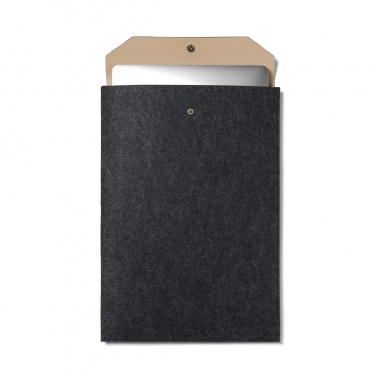 Logo trade promotional items picture of: VINGA Albon GRS recycled felt 17" laptop sleeve