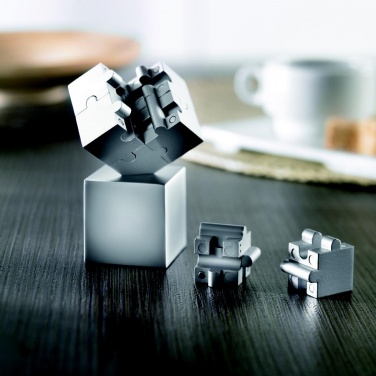 Logo trade promotional merchandise photo of: Metal 3D puzzle