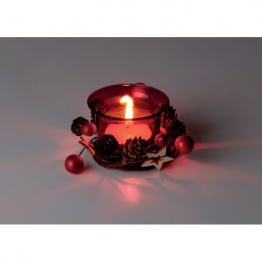 Logo trade advertising products picture of: Christmas candle holder