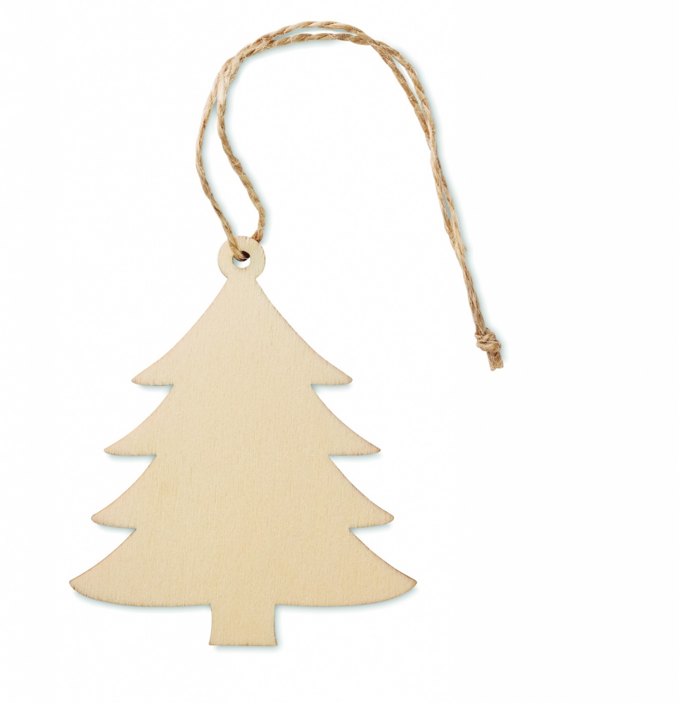Logotrade promotional giveaway picture of: Wooden Tree shaped hanger